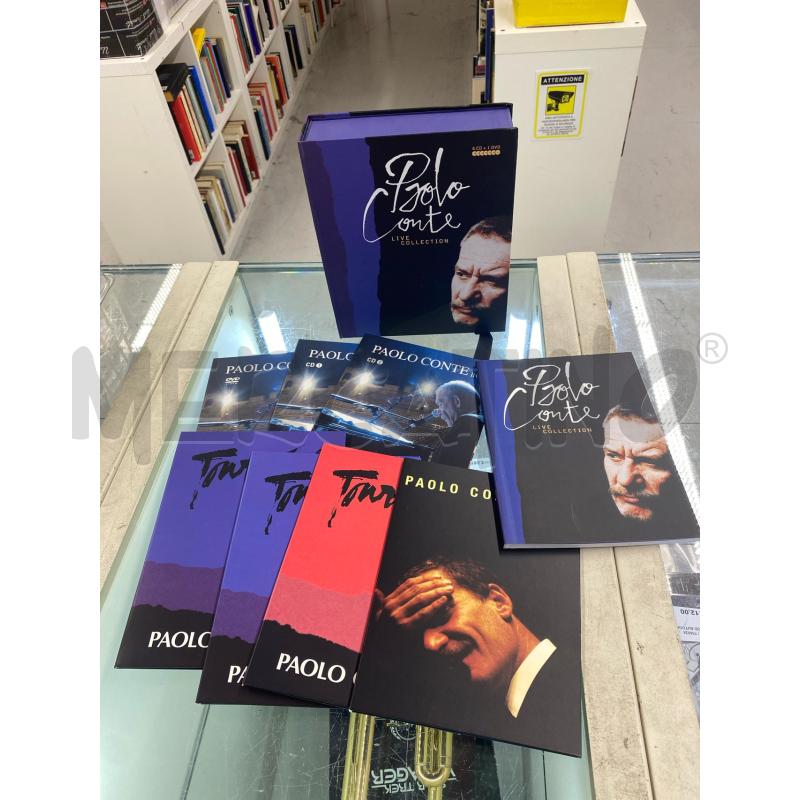 CD BOX PAOLO CONTE LIVE COLLECTION 6CD+1DVD | Mercatino dell'Usato Roma somalia 4