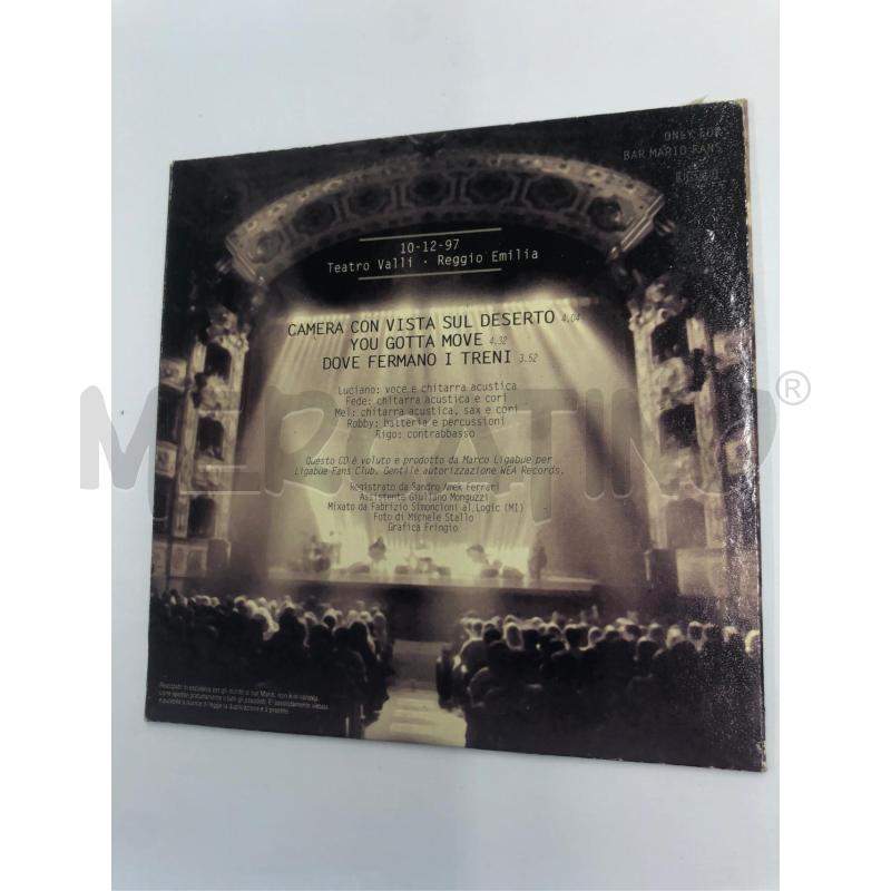 CD SINGOLO LIGABUE ACOUSTIC LIVE PROMO CLUB | Mercatino dell'Usato Roma somalia 2