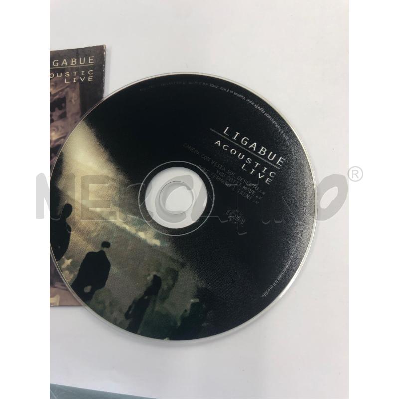 CD SINGOLO LIGABUE ACOUSTIC LIVE PROMO CLUB | Mercatino dell'Usato Roma somalia 5