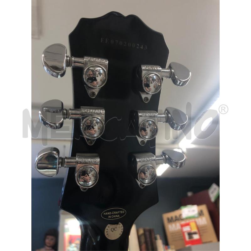 CHITARRA ELETTRICA EPIPHONE LES PAUL STD 2007 NERA | Mercatino dell'Usato Roma somalia 4