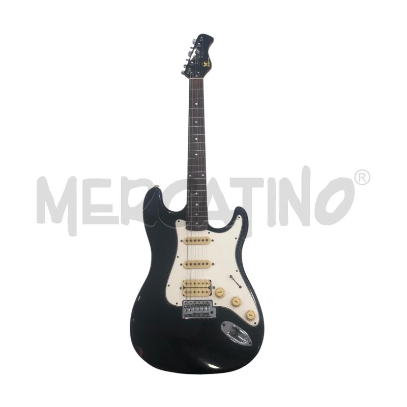 CHITARRA ELETTRICA HONDO H77 NERA SSH | Mercatino dell'Usato Roma somalia 1