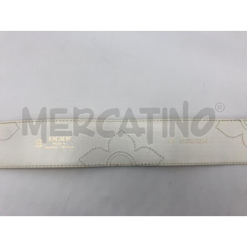 CINTURA DONNA ESCADA GIALLA FIORI  | Mercatino dell'Usato Roma somalia 4