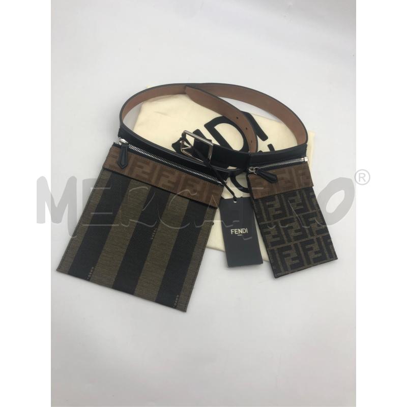 CINTURA DONNA FENDI SET ZUCCA 2 POCHETTE  | Mercatino dell'Usato Roma somalia 1