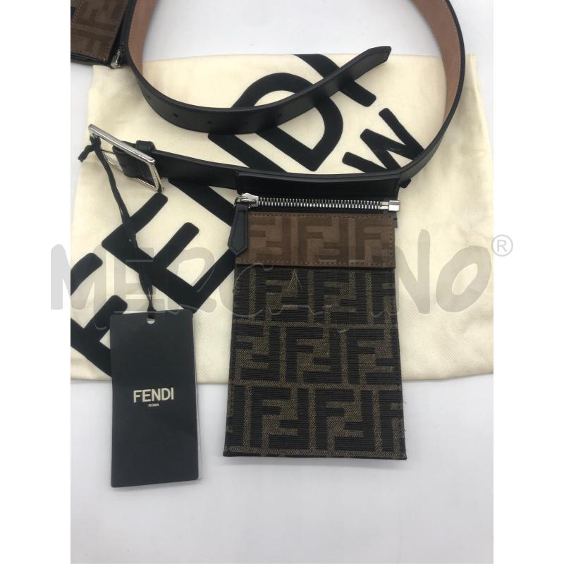 CINTURA DONNA FENDI SET ZUCCA 2 POCHETTE  | Mercatino dell'Usato Roma somalia 3