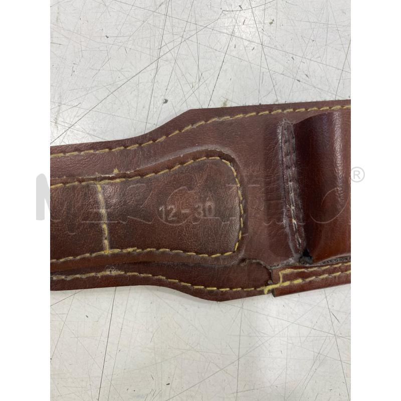 CINTURONE PORTA CARTUCCE PELLE MARRONE | Mercatino dell'Usato Roma somalia 3