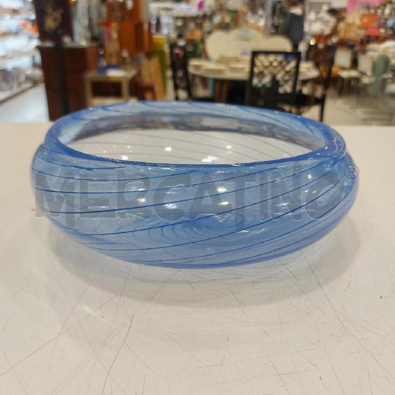 CIOTOLA MURANO BLU RIGHE  | Mercatino dell'Usato Roma somalia 2