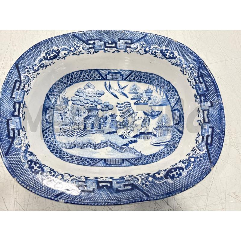 CIOTOLA OVALE INGLESE DECORO BLU | Mercatino dell'Usato Roma somalia 2