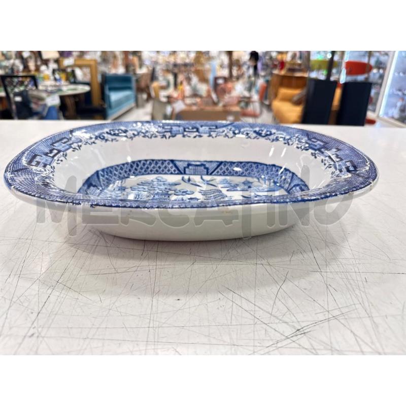 CIOTOLA OVALE INGLESE DECORO BLU | Mercatino dell'Usato Roma somalia 5