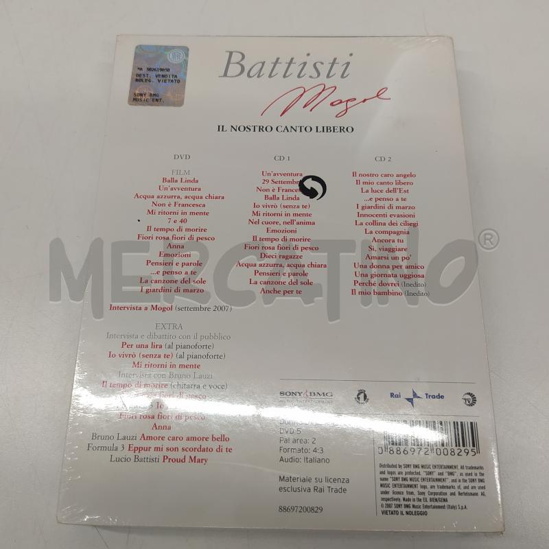 COFANETTO CD DVD BATTISTI MOGOL | Mercatino dell'Usato Roma somalia 3