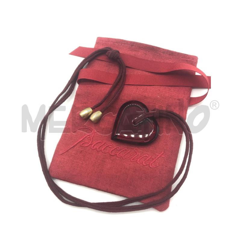 COLLANA BACCARAT CUORE ROSSO | Mercatino dell'Usato Roma somalia 1