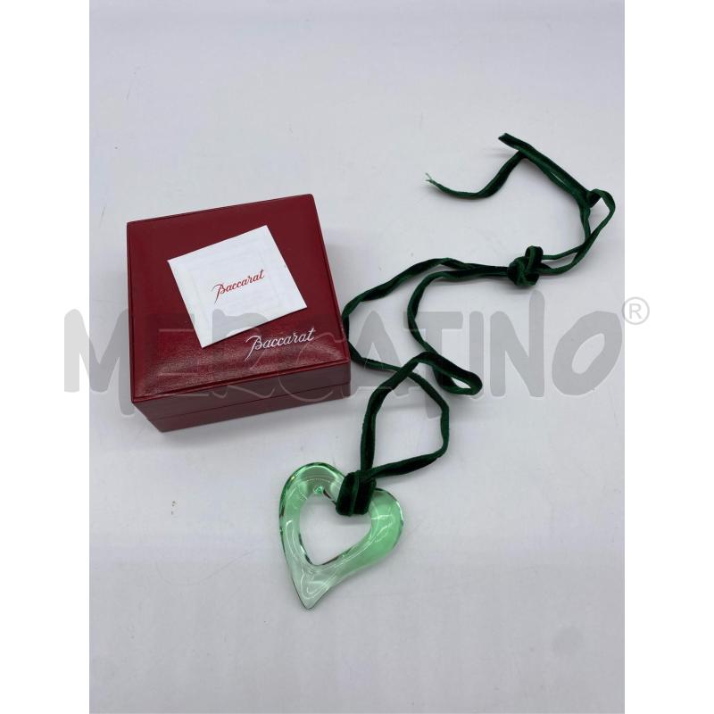 COLLANA BACCARAT CUORE VERDE  | Mercatino dell'Usato Roma somalia 2