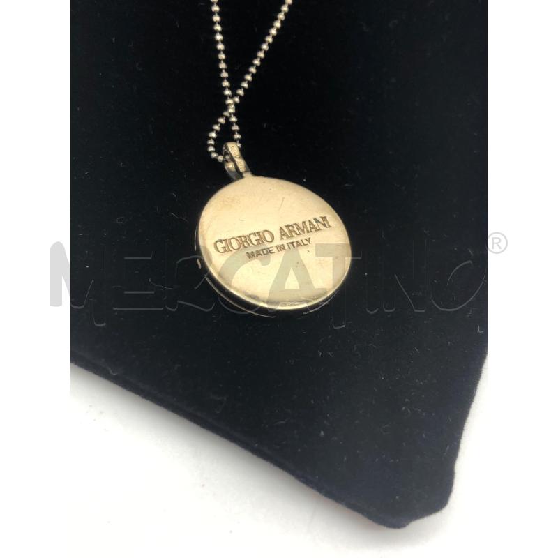 COLLANA GIORGIO ARMANI MEDAGLIETTA LOGO NEW  | Mercatino dell'Usato Roma somalia 2