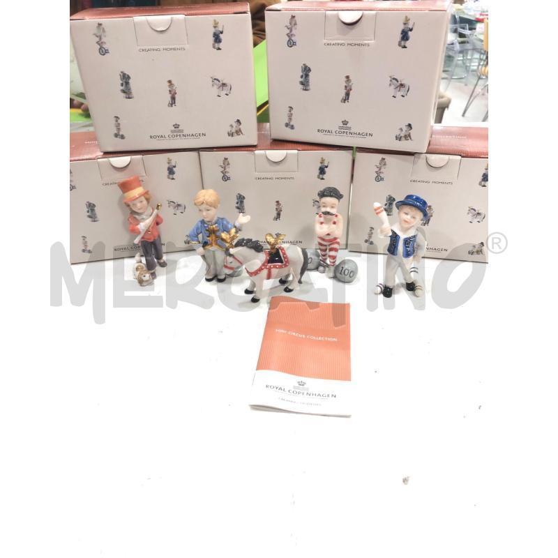 COLLEZIONE MINI CIRCUS ROYAL COPENHAGEN 5PZ | Mercatino dell'Usato Roma somalia 1