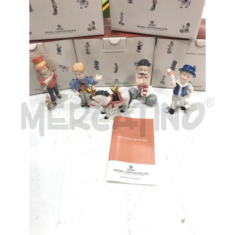 COLLEZIONE MINI CIRCUS ROYAL COPENHAGEN 5PZ | Mercatino dell'Usato Roma somalia 2