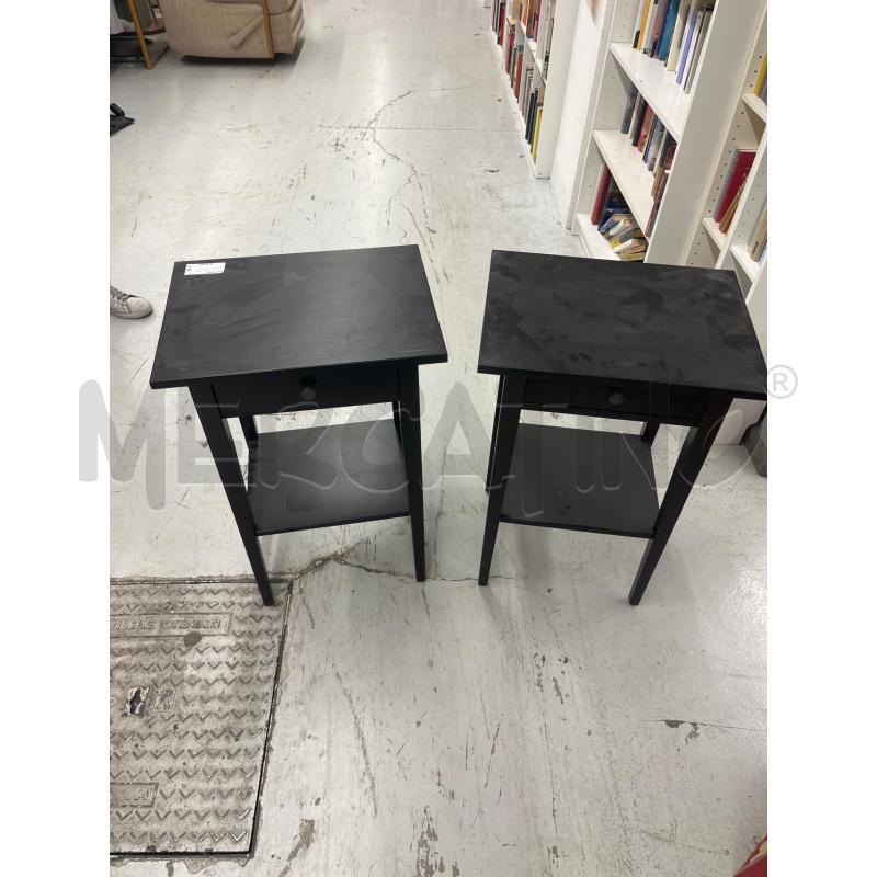 COMODINI COPPIA IKEA NERI 1/C | Mercatino dell'Usato Roma somalia 2