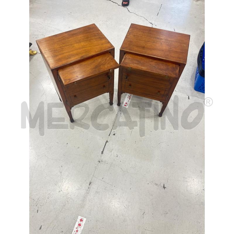 COMODINI COPPIA  1 ANTA SRITTOIETTO INTARSI  | Mercatino dell'Usato Roma somalia 3