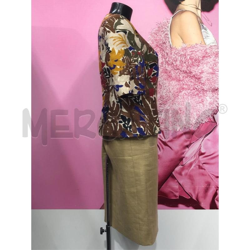 COMPLETO DONNA CELINE BEIGE GIACCA FANTASIA MARRONE | Mercatino dell'Usato Roma somalia 3