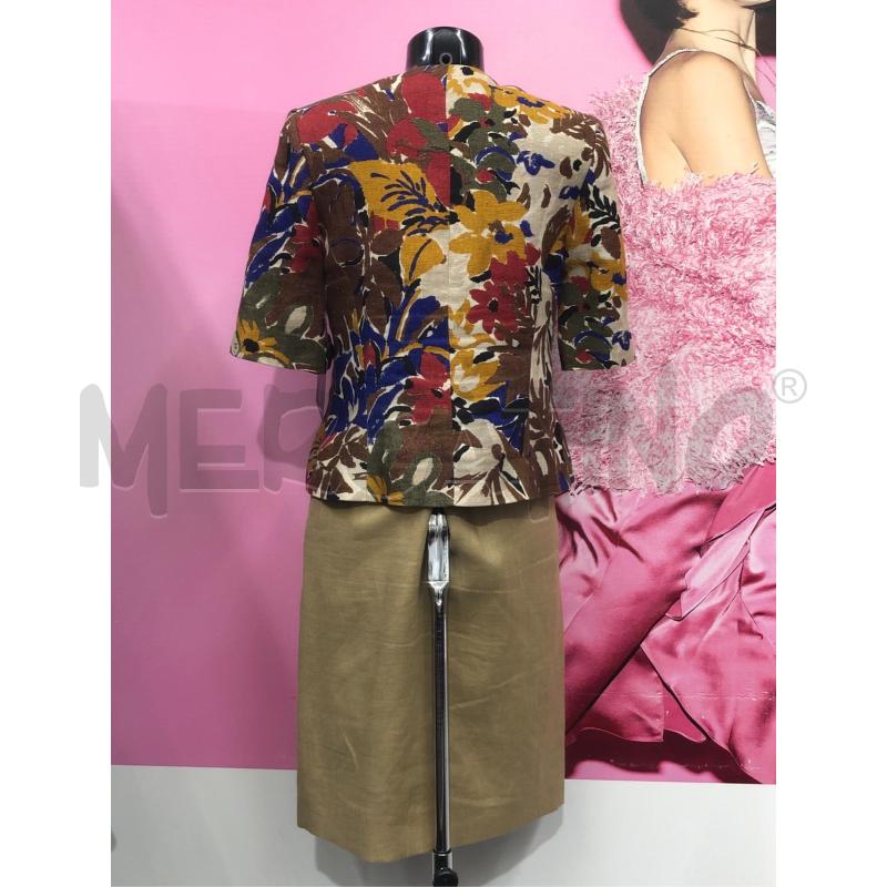 COMPLETO DONNA CELINE BEIGE GIACCA FANTASIA MARRONE | Mercatino dell'Usato Roma somalia 4