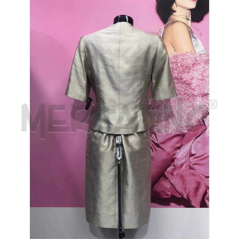 COMPLETO DONNA CELINE BEIGE TAFFETA LUCIDO G+G | Mercatino dell'Usato Roma somalia 4