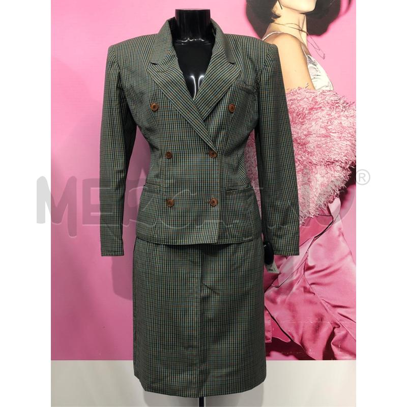 COMPLETO DONNA JIL SANDER VERDE QUADRO VINTAGE G+G | Mercatino dell'Usato Roma somalia 1