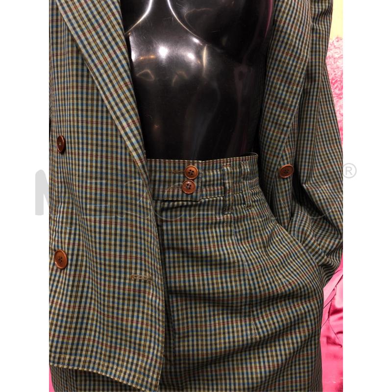 COMPLETO DONNA JIL SANDER VERDE QUADRO VINTAGE G+G | Mercatino dell'Usato Roma somalia 2