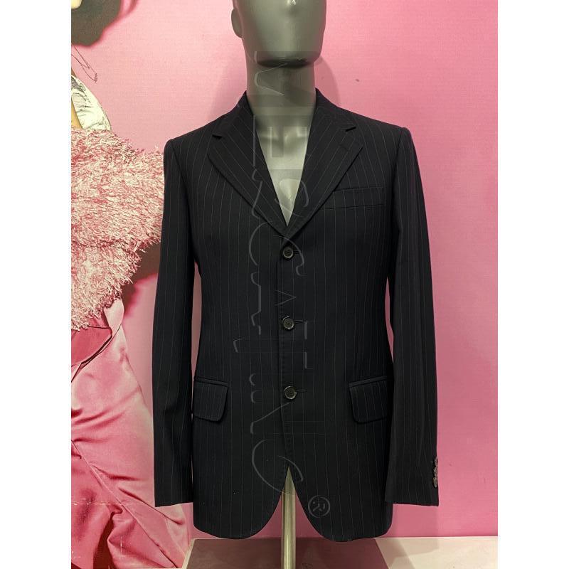 COMPLETO UOMO FENDI BLU NAVY GESSATO | Mercatino dell'Usato Roma somalia 1