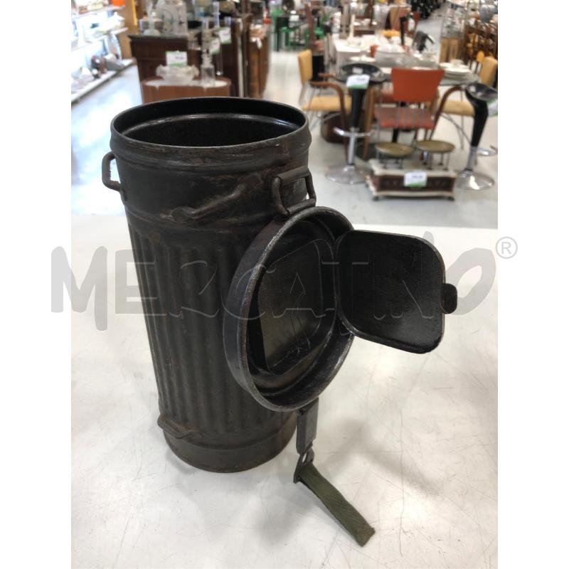 CONTENITORE MASCHERA ANTIGAS MILITARE ANNI 30 | Mercatino dell'Usato Roma somalia 3