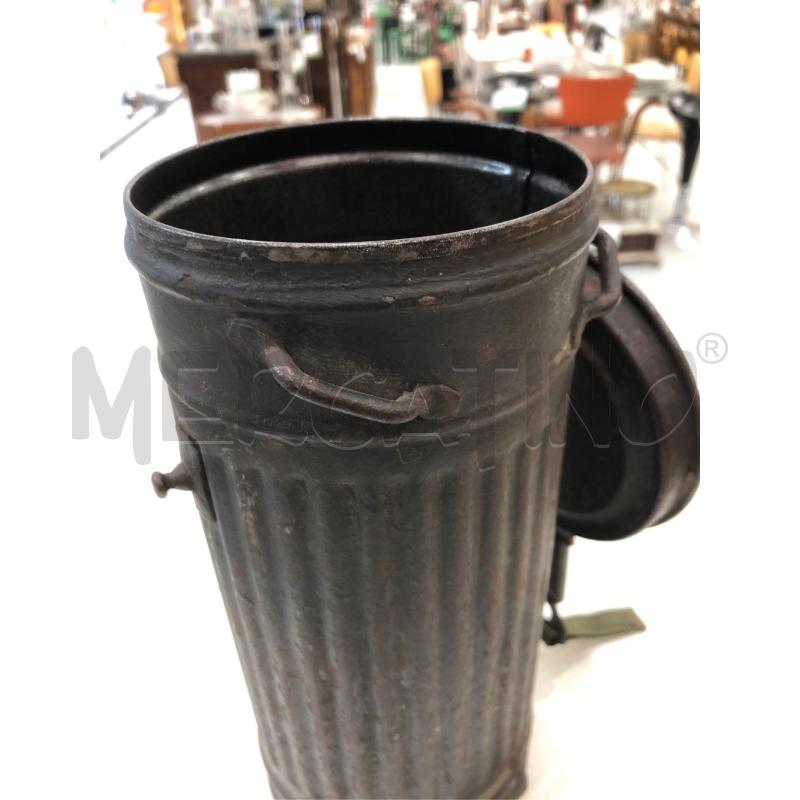 CONTENITORE MASCHERA ANTIGAS MILITARE ANNI 30 | Mercatino dell'Usato Roma somalia 4
