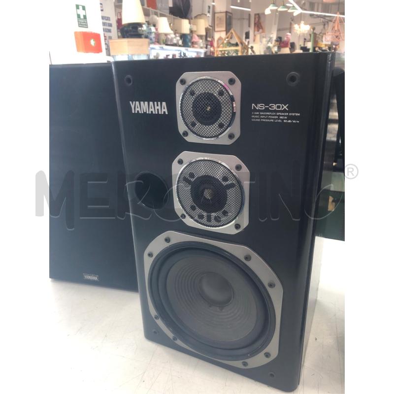 COPPIA CASSE STEREO YAMAHA NS-30X NERE  | Mercatino dell'Usato Roma somalia 2