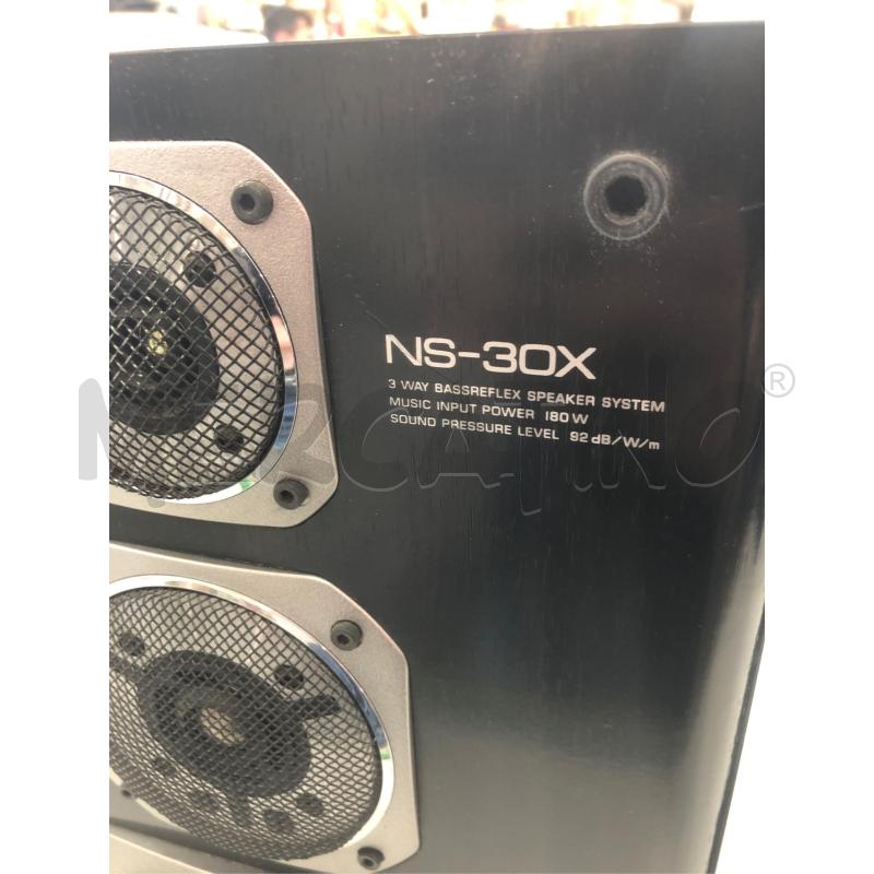 COPPIA CASSE STEREO YAMAHA NS-30X NERE  | Mercatino dell'Usato Roma somalia 3