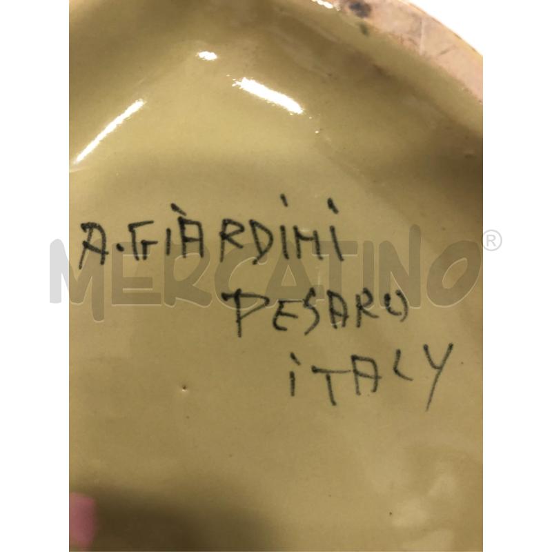 COPPIA PORTACANDELA PESARIO MAIOLICA 2L | Mercatino dell'Usato Roma somalia 3