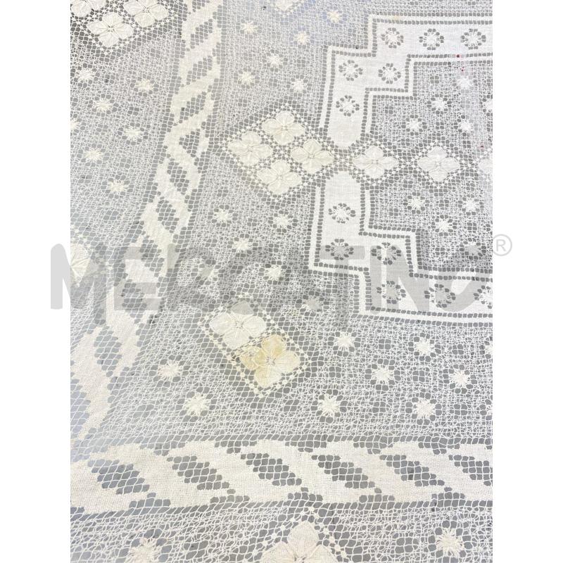 COPRITAVOLO RICAMO 2X250 CM BIANCO | Mercatino dell'Usato Roma somalia 2