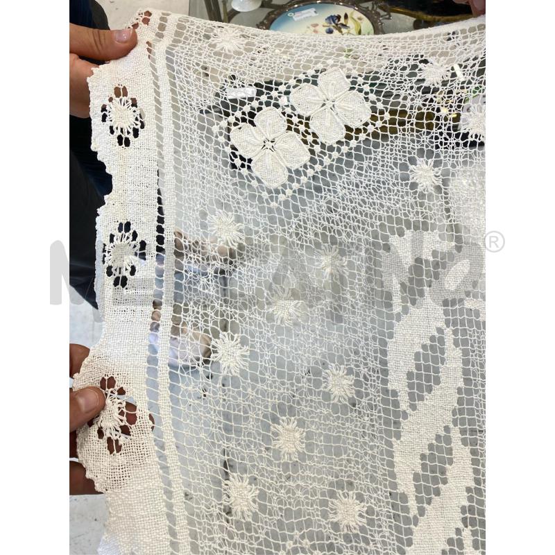 COPRITAVOLO RICAMO 2X250 CM BIANCO | Mercatino dell'Usato Roma somalia 3