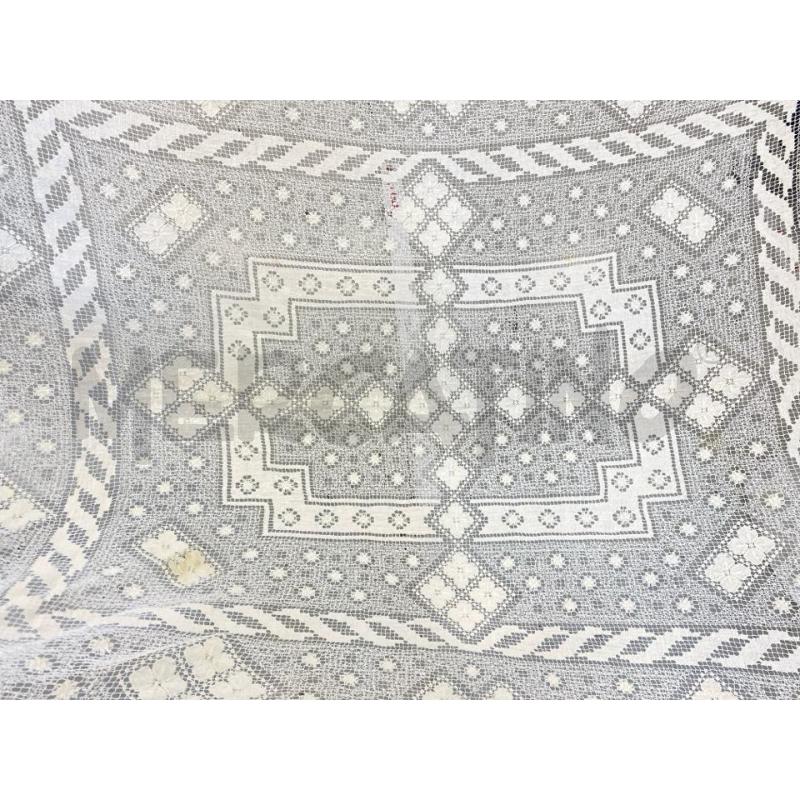COPRITAVOLO RICAMO 2X250 CM BIANCO | Mercatino dell'Usato Roma somalia 4