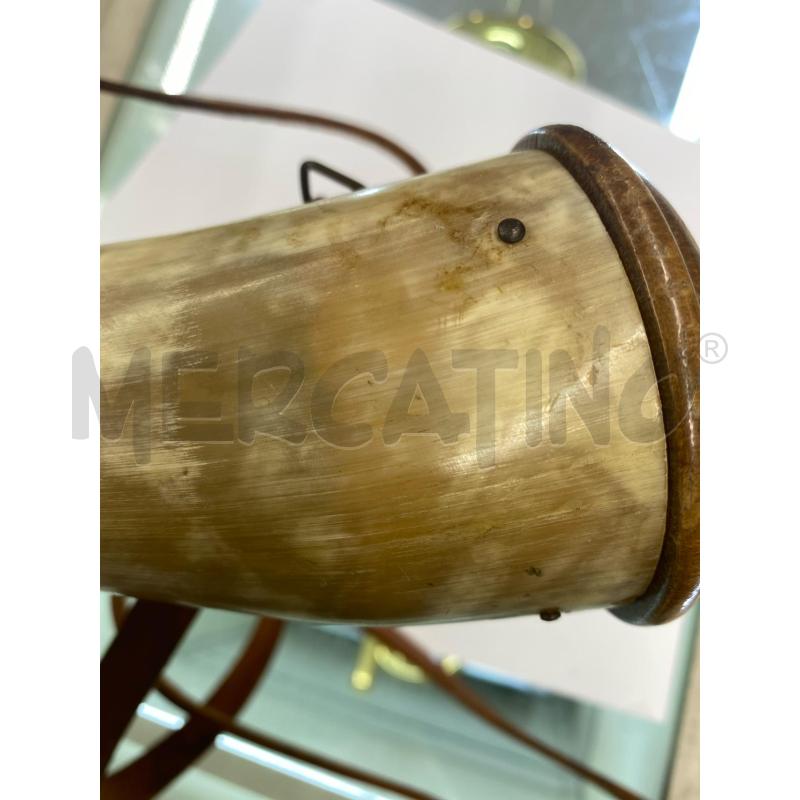 CORNO DA CACCIA LACCIO PELLE | Mercatino dell'Usato Roma somalia 4