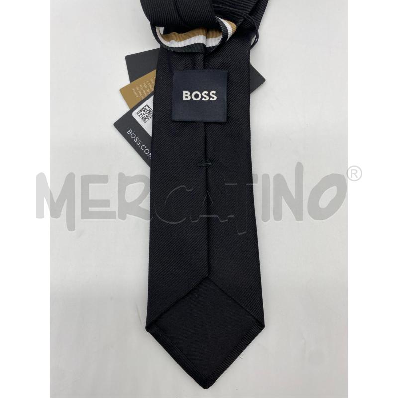 CRAVATTA BOSS NERA NEW CON SCATOLA | Mercatino dell'Usato Roma somalia 3