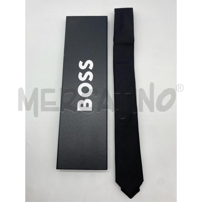 CRAVATTA BOSS NERA NEW CON SCATOLA | Mercatino dell'Usato Roma somalia 4