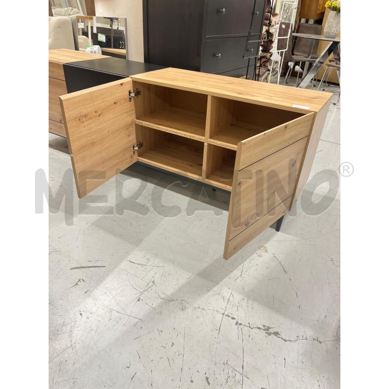 CREDENZA BASSA 4/A CHIARA 1/A NERA  | Mercatino dell'Usato Roma somalia 3