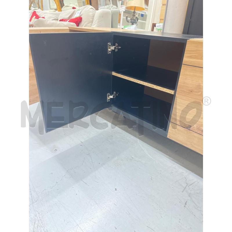 CREDENZA BASSA 4/A CHIARA 1/A NERA  | Mercatino dell'Usato Roma somalia 4