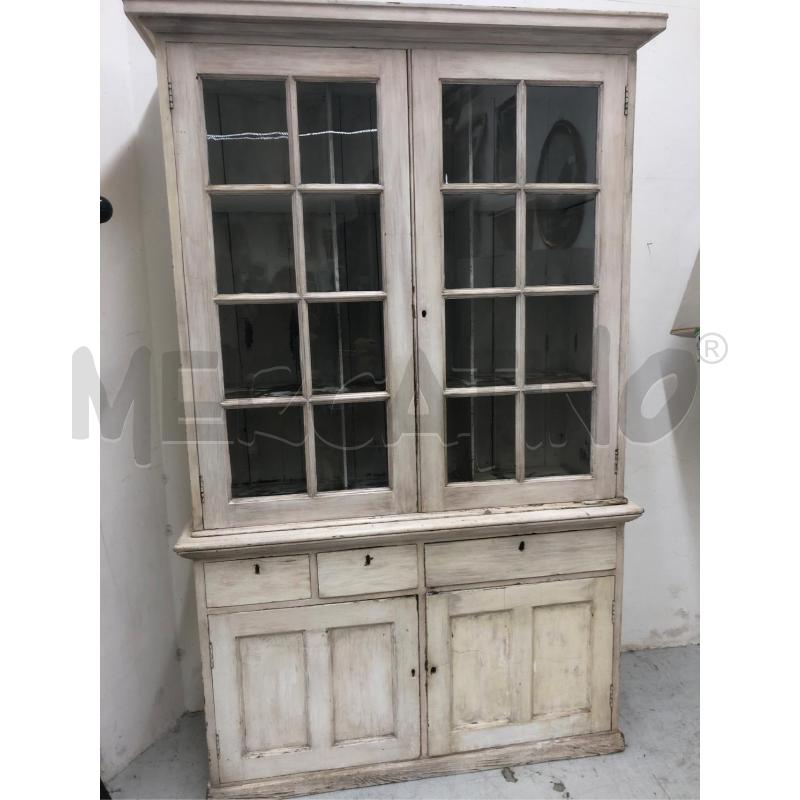 CREDENZA BIANCA 2CORPI ARTE POVERA | Mercatino dell'Usato Roma somalia 1