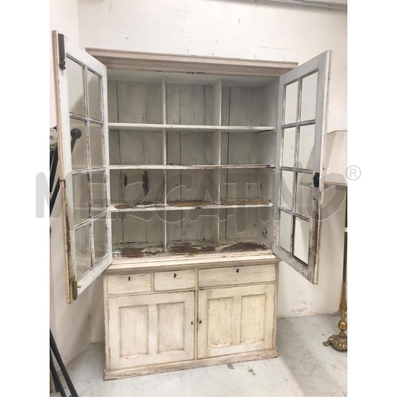 CREDENZA BIANCA 2CORPI ARTE POVERA | Mercatino dell'Usato Roma somalia 2