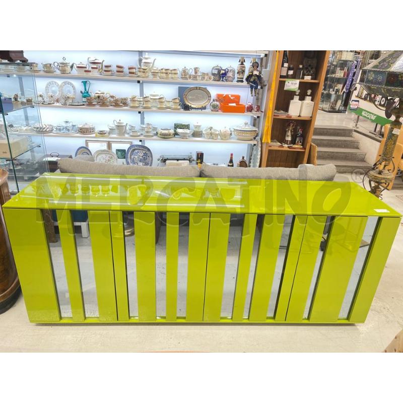 CREDENZA VERDE VETRI 4/A | Mercatino dell'Usato Roma somalia 1