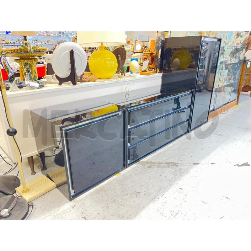 CREDENZA  CASSETTIERA  VETRINETTA ATTRIBUITI AD ACERBIS, ANNI '70 | Mercatino dell'Usato Roma somalia 2