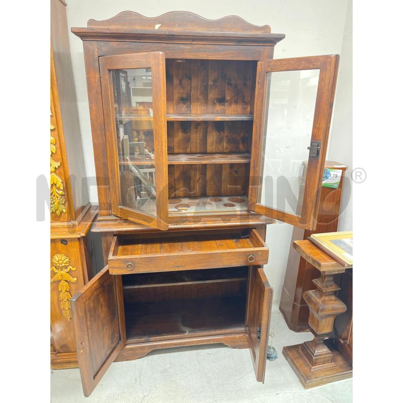 CREDENZA  VETRINA ART POV 2 CORPI | Mercatino dell'Usato Roma somalia 2