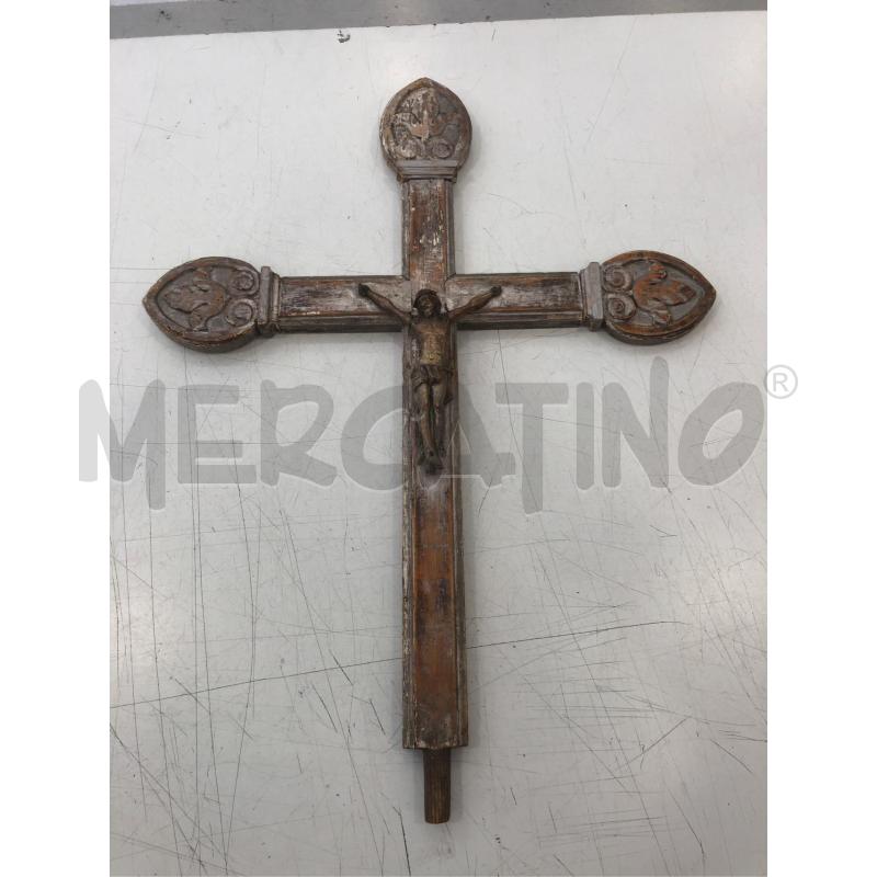 CROCIFISSO LEGNO DA RIVEDERE | Mercatino dell'Usato Roma somalia 1
