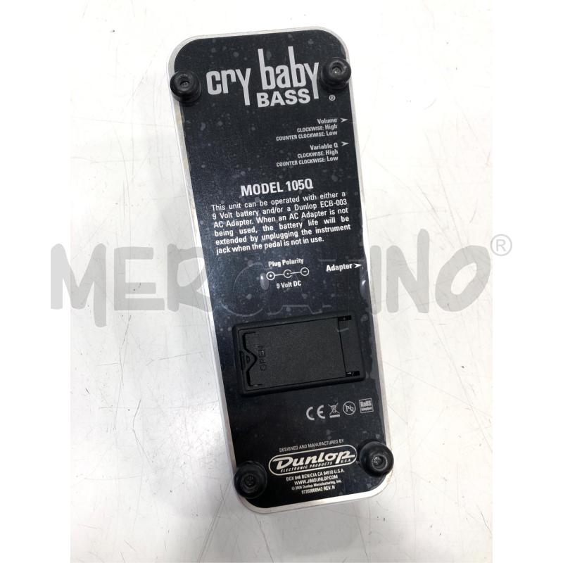 CRY BABY BASS MODEL 105Q BIANCO | Mercatino dell'Usato Roma somalia 3