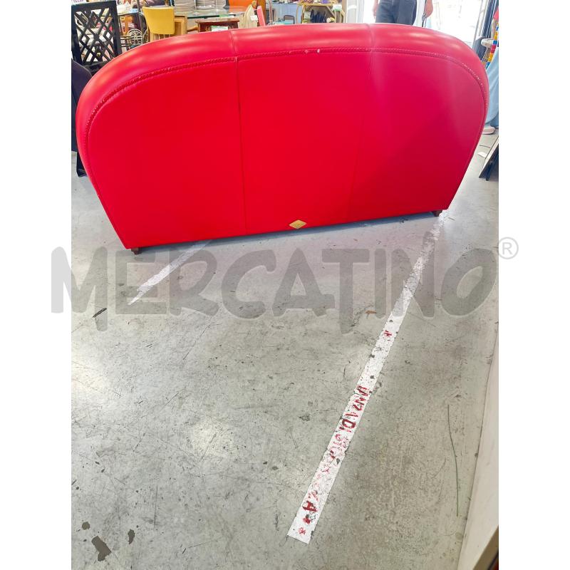 DIVANO POLTRONA FRAU ROSSO 3 POSTI  | Mercatino dell'Usato Roma somalia 3