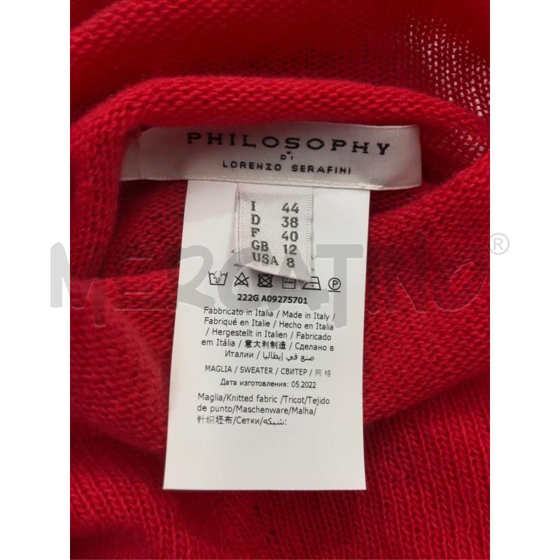 DOLCEVITA DONNA PHILOSOPHY SERAFINI FRAGOLA  | Mercatino dell'Usato Roma somalia 5