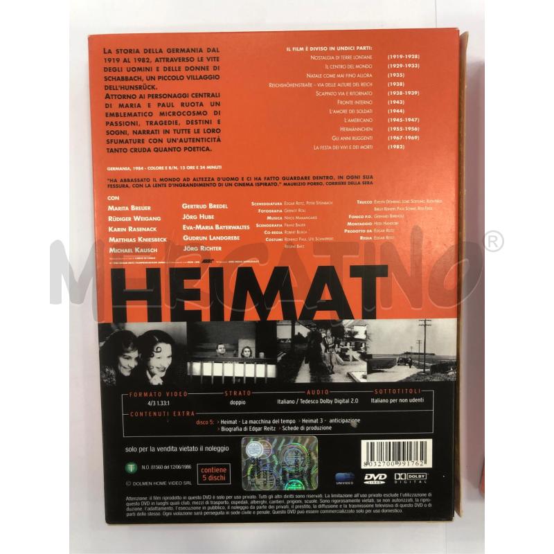 DVD BOX HEIMAT 1 E 2 EDGAR REITZ | Mercatino dell'Usato Roma somalia 2