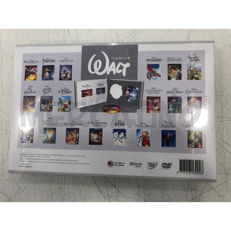 DVD BOX I CAPOLAVORI DISNEY 20 DVD | Mercatino dell'Usato Roma somalia 2